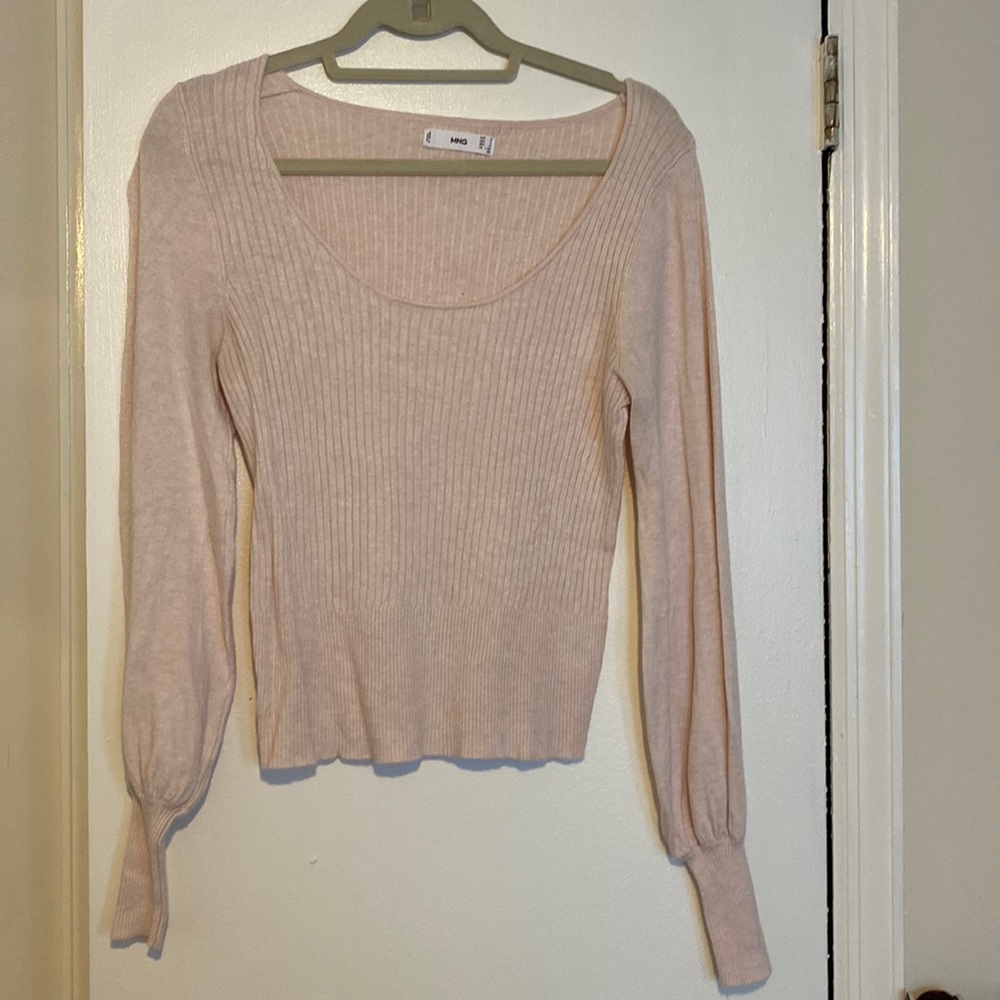 mango pink sweater